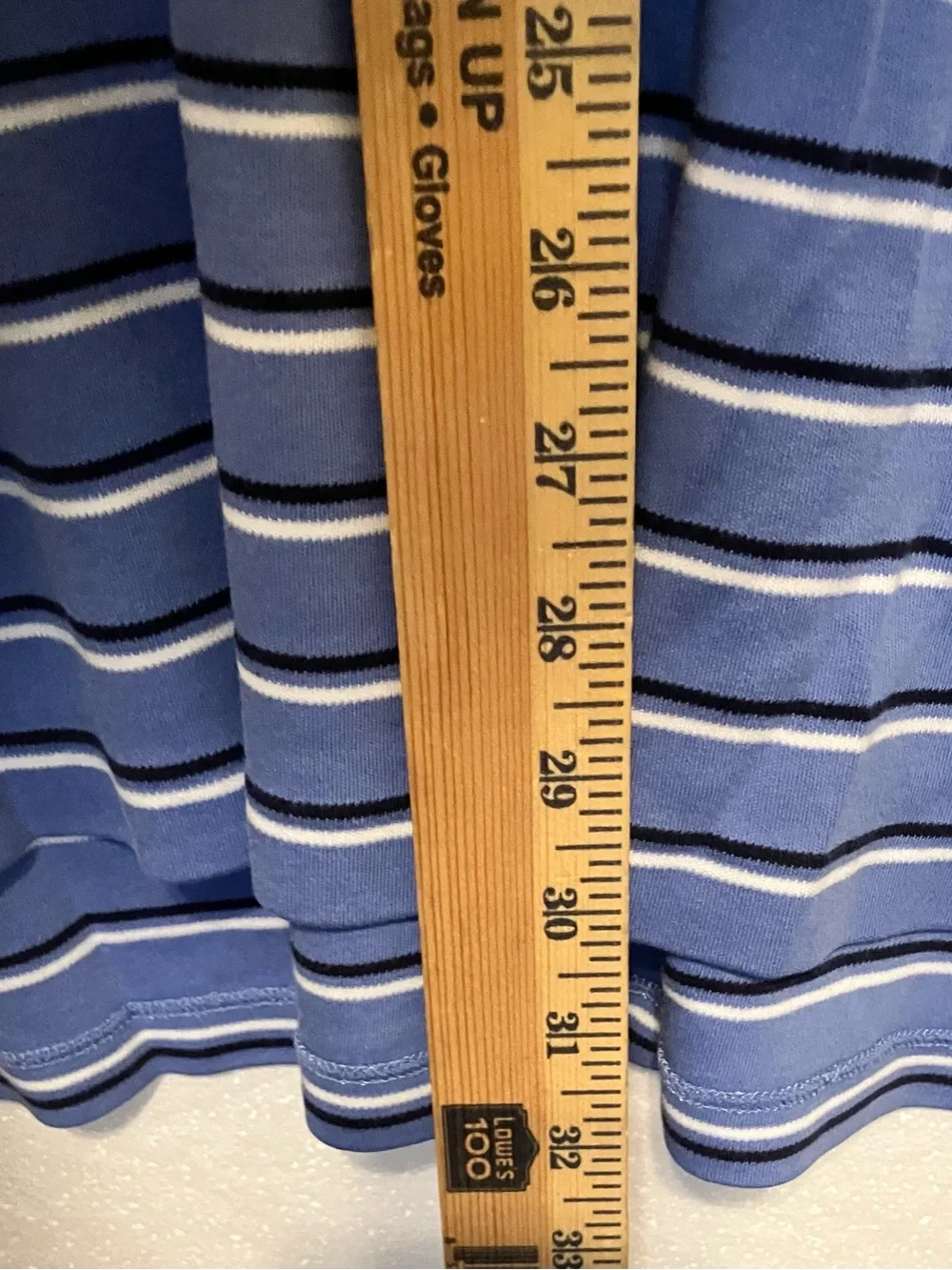 Polo by Ralph Lauren Light Blue Striped Polo Shirt 2XL